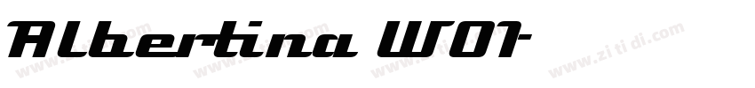 Albertina W01字体转换